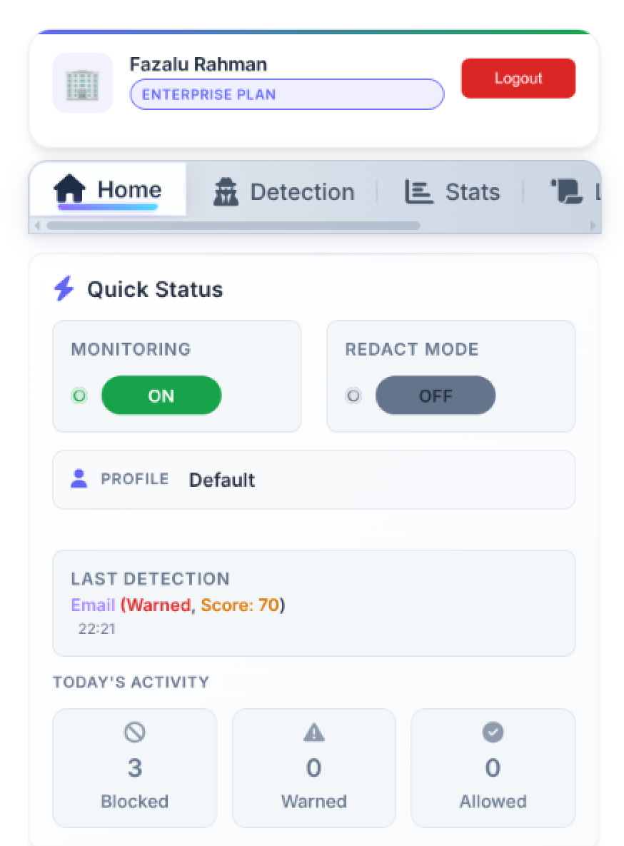 LeakSnitch Product Preview 1